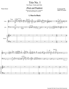 O'Connor, Mark - Trio No. 1 (Poets and Prophets) for Piano, Violin and Cello - Piano - Digital Download