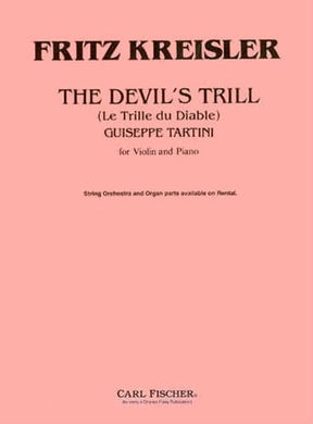 Tartini, Giuseppe - Violin Sonata in G Minor, "Devil's Trill" - Violin and Piano - arranged by Fritz Kreisler - Carl Fischer