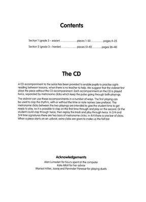 Lumsden, Caroline - Right @ Sight: A Progressive Sight Reading Course. Grade 3 Violin. Includes optional duet part and CD. Peters Edition.