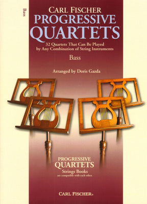 Progressive Quartets for Bass - 26 Quartets for Any Combination of Stringed Instruments - Arranged by Doris Gazda - Carl Fischer Publication