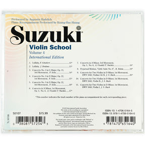 Suzuki Violin School CD, Volume 4, Performed by Hadelich