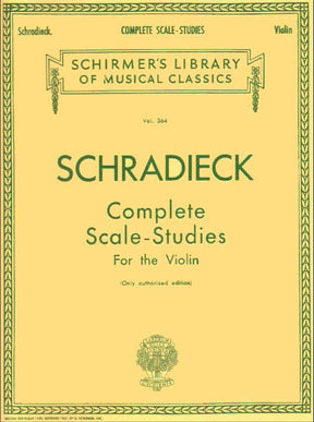 Schradieck, Henry - Scale Studies for the Violin - G Schirmer