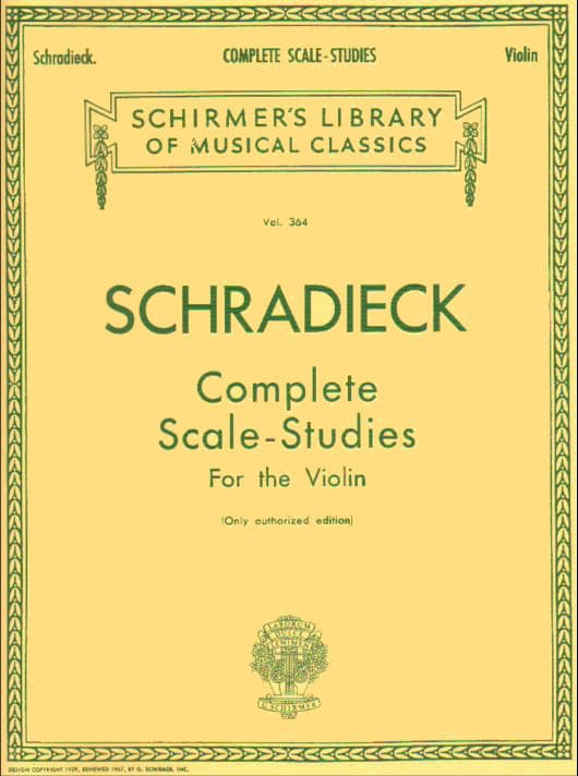 Schradieck, Henry - Scale Studies for the Violin - G Schirmer