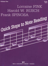 Fink/Müller/Rusch - Quick Steps To Note Reading, Book 1 - Viola - Neil A Kjos Music Co