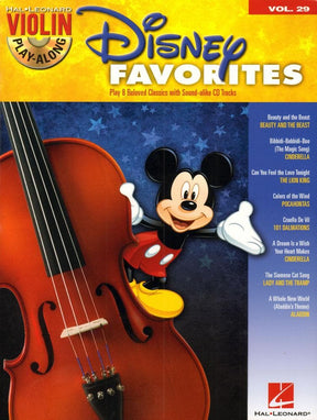 Violin Play-Along, Volume 29: Disney Favorites - Violin - Hal Leonard