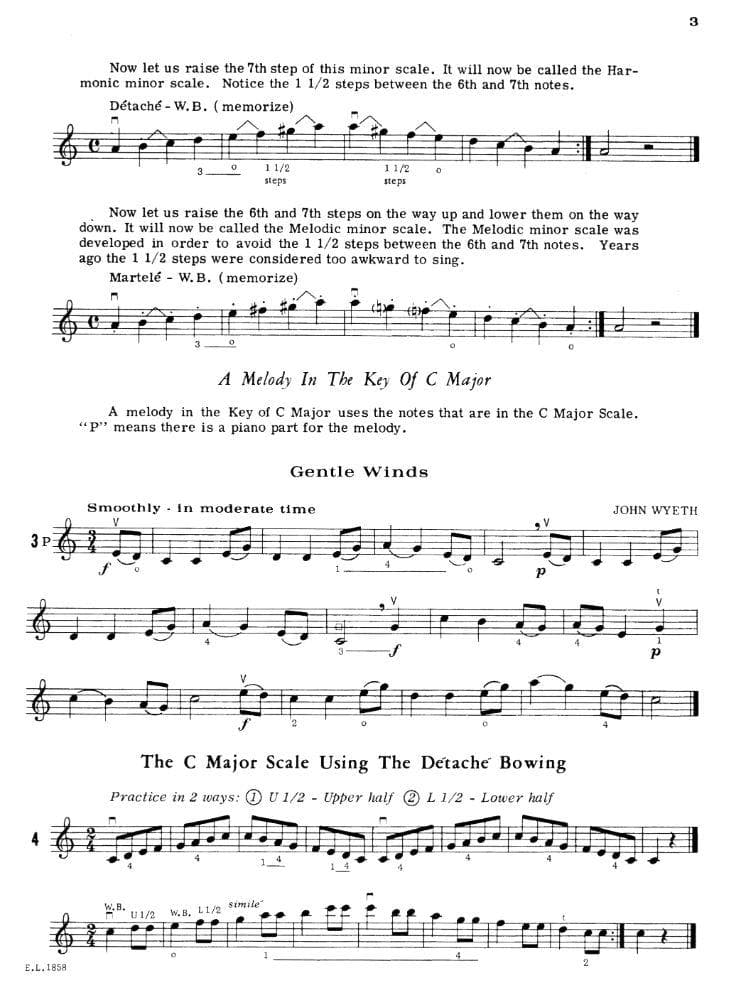 Applebaum, Samuel - Scales For Strings - Book 2 for Violin - Belwin/Mills Publication