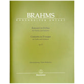 Brahms, Johannes - Violin Concerto D Major - Score and Parts for Violin and Orchestra - Arranged by Joachim - Barenreiter URTEXT Edition