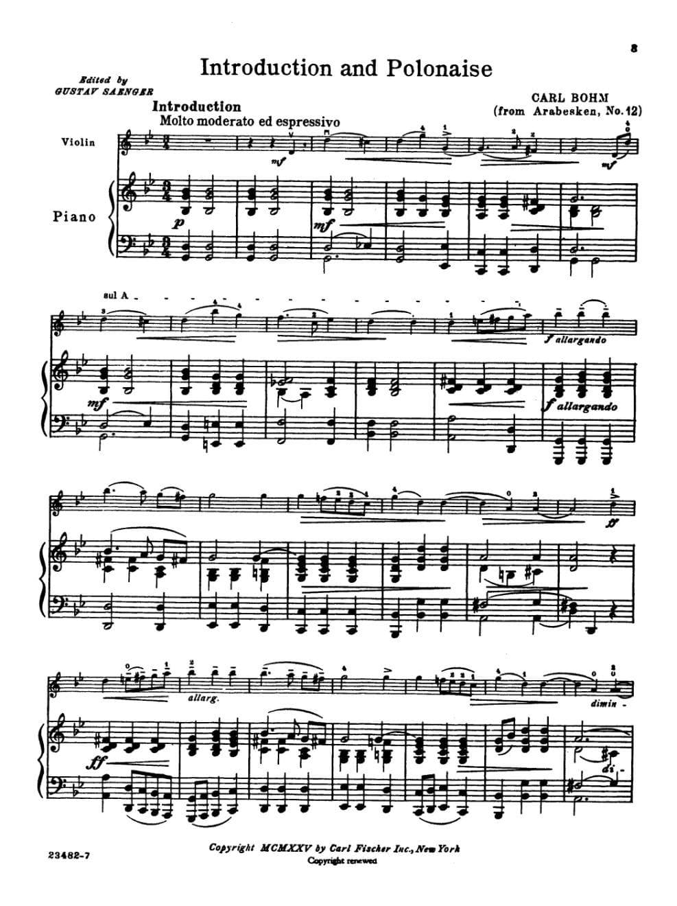 Bohm's Moto Perpetuo from Suite III, free download