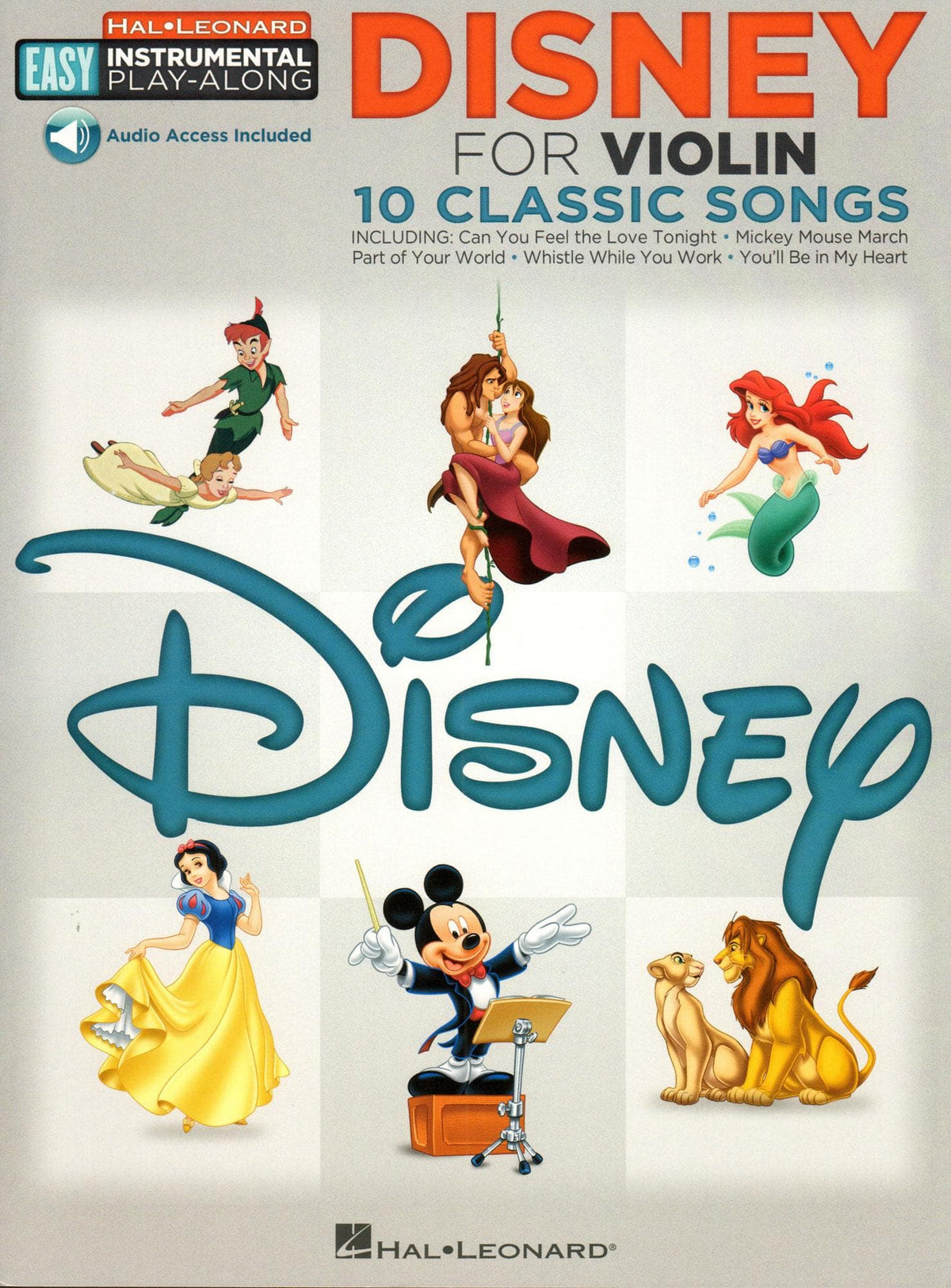 Disney - Instrumental Play-Along - for Violin with Online Audio - Hal Leonard