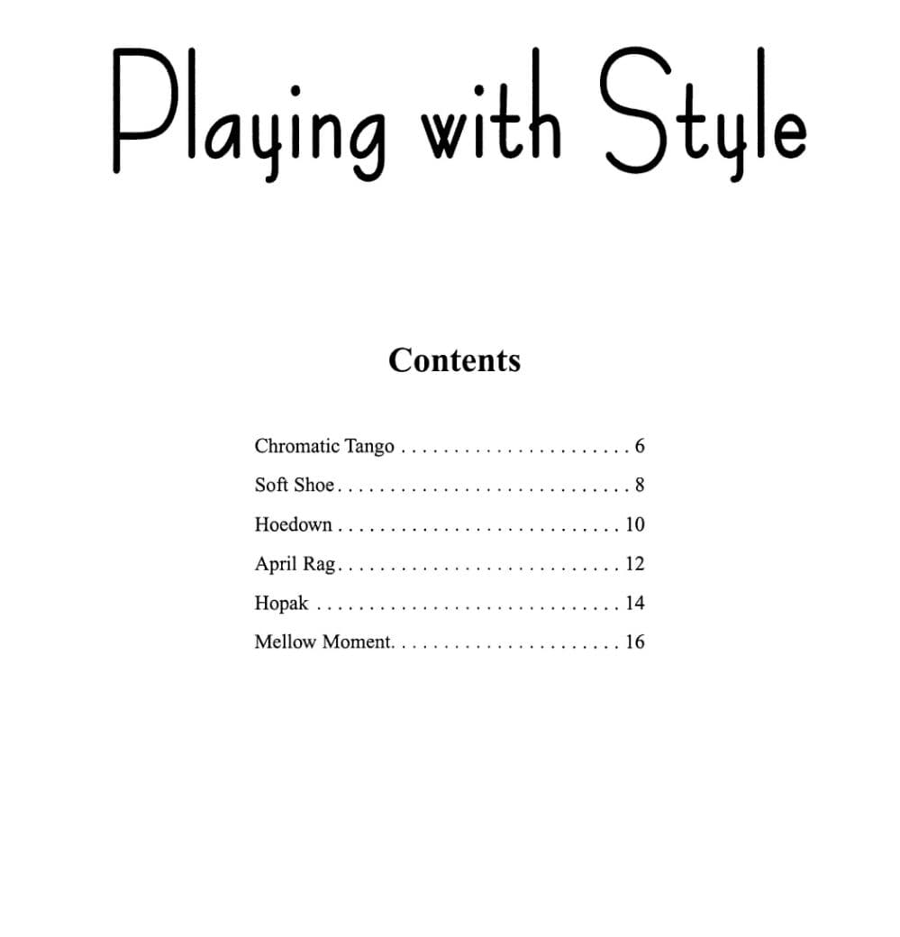 Martin, Joanne - Playing With Style for String Quartet or String Orchestra - Violin 1 part - Alfred Music Publishing