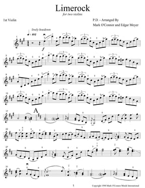 O'Connor, Mark - Limerock for 2 Violins - Violin 1 - Digital Download