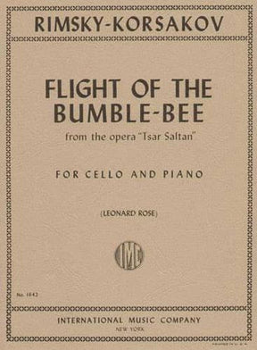 Rimsky-Korsakov, Nikolai - Flight of the Bumble Bee - for Cello and Piano - edited by Rose - International Music Company