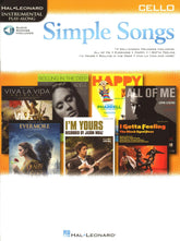 Simple Songs - 14 Well-Known Melodies - for Cello with Audio Access Included - Hal Leonard Instrumental Play-Along