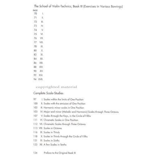 Schradieck - The School of Violin Technics, Books 1-3 and Complete Scale Studies for Violin - Schirmer's Library of Musical Classics