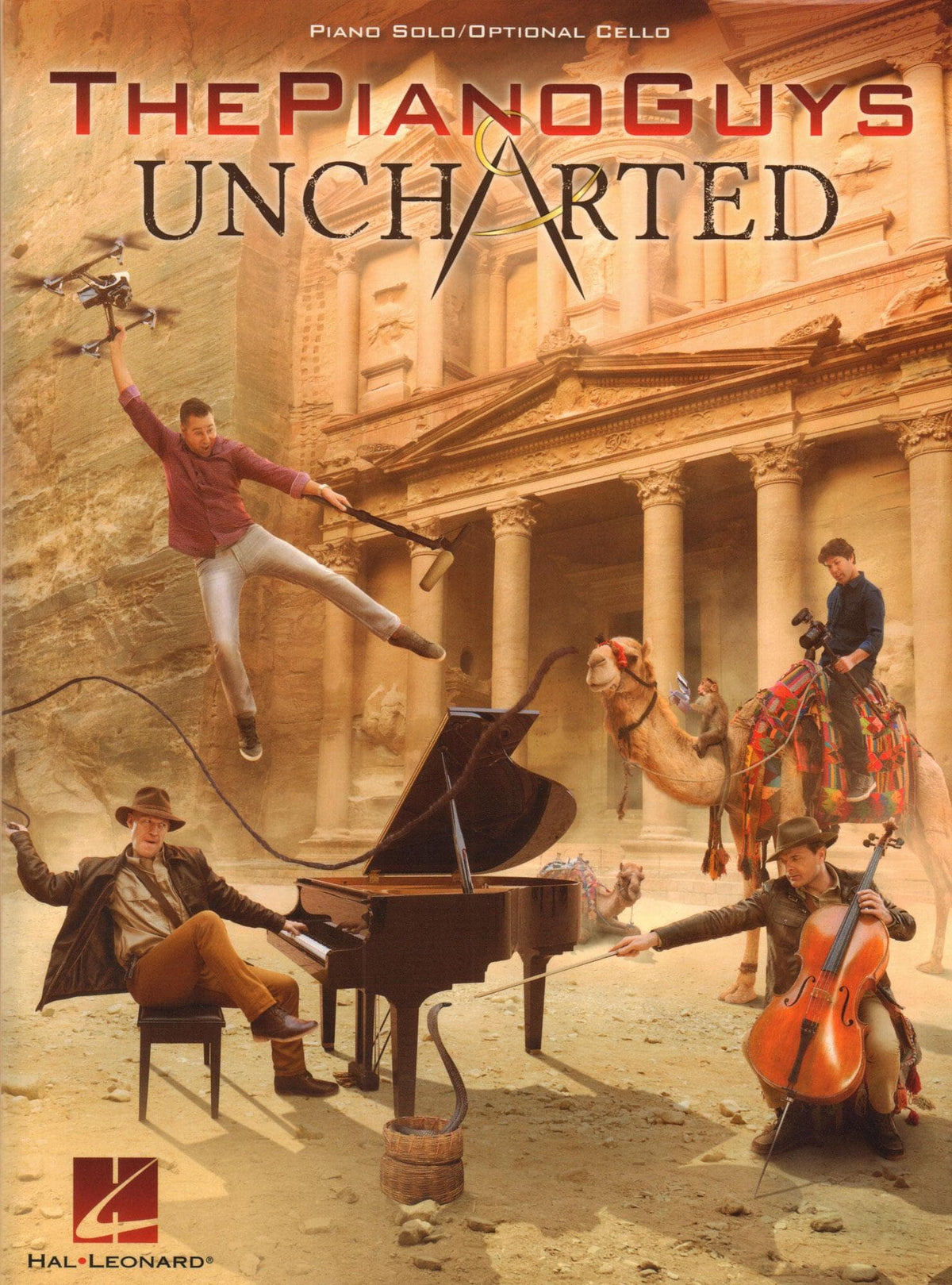 The Piano Guys: Uncharted - for Solo Piano with Optional Cello - Hal Leonard