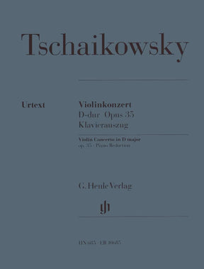 Tchaikovsky, PI - Violin Concerto in D Major, Op 35 - Violin and Piano - edited by Guntner - Henle