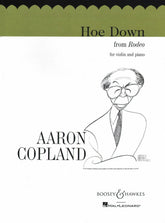 Copland, Aaron - Hoe Down From Rodeo for Violin and Piano - Boosey & Hawkes Publication