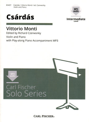 Monti, Vittorio - Csárdás - Violin and Piano - Book/Online Audio - edited by Richard Czerwonky - Carl Fischer Edition