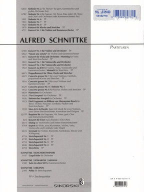 Schnittke - Concerto, for Viola and Piano Published by Sikorski