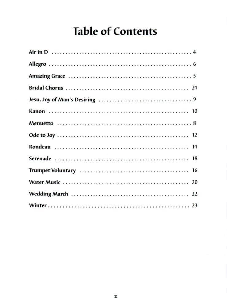 Staidle - Wedding Music For Two Violins Published by Mel Bay Publications, Inc