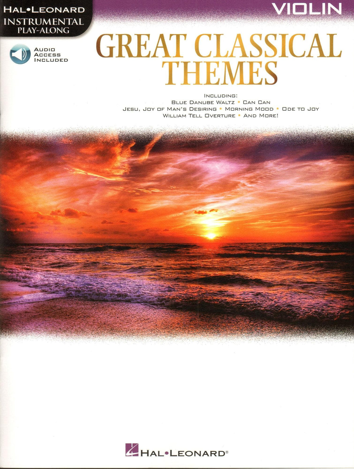 Great Classical Themes - Instrumental Play-Along - for Violin with Online Audio - Hal Leonard