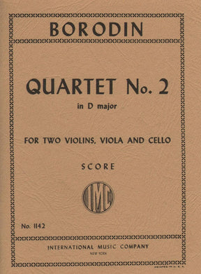 Borodin, Alexander - Quartet No 2 in D Major (1881) - Mini Score ONLY - International Edition