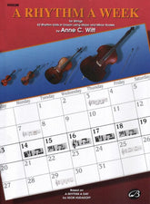 Witt - A Rhythm Week - Violin Published by Alfred Music